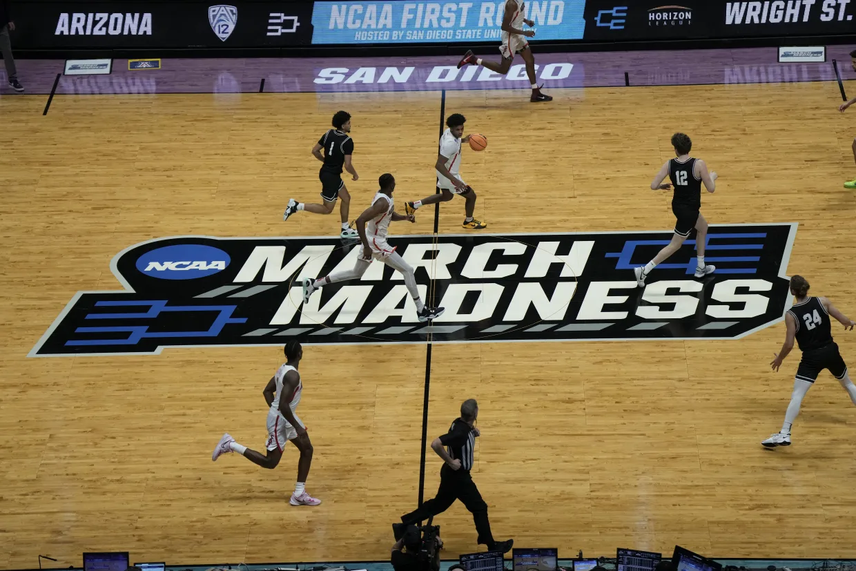 NCAA MEN’S TOURNEY TIMES AND BROADCAST LOCATIONS