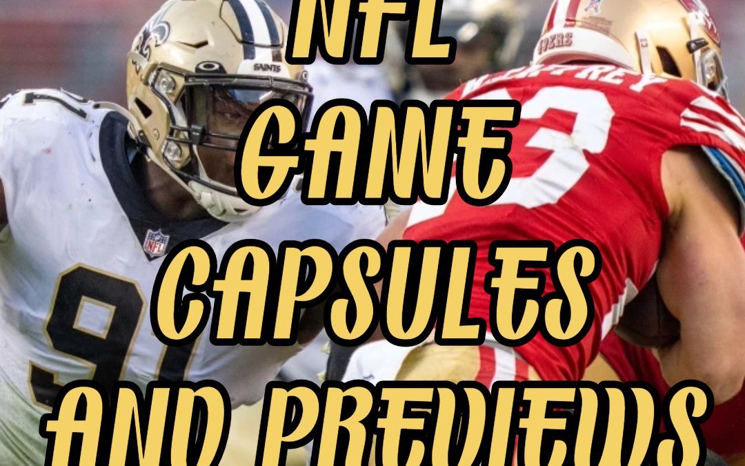 WEEK 17 NFL CAPSULES